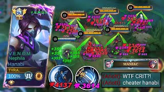 HANABI USERS TRY ABUSING THIS NEW DOUBLE CRITICAL DAMAGE BUILD🔥 HANABI BEST BUILD 2024 MUST TRY [upl. by Erastatus93]