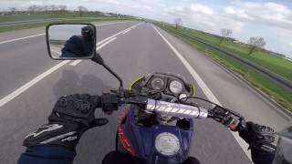 Aprilia Pegaso 125 2T acceleration onboard [upl. by Olia]