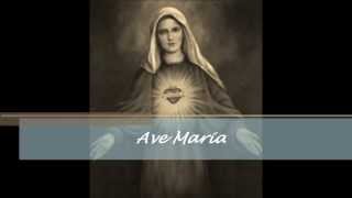 Ave Maria  Celine Dion w lyrics [upl. by Shurlocke]