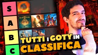 Tier List con TUTTI i GAME OF THE YEAR dal 1989 ad Oggi [upl. by Cannon]