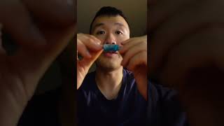 Trying Tootsie Rolls Frooties Blue Raspberry Flavor [upl. by Relyt609]