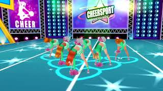 Cheer dance 3D Game ⭐🤍💚🩷🙀 [upl. by Sheela]