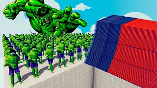 200x HULK  1x GIANT vs EVERY GOD  Totally Accurate Battle Simulator TABS [upl. by Atnoled95]