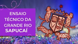 O ENSAIO TÉCNICO DA GRANDE RIO NA SAPUCAÍ EM 2024 [upl. by Johst517]