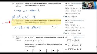 🧩 Luglio 2024  Logica n° 269  Modus tollens – Quale fra queste esprime con una formula la regola … [upl. by Evangelina]