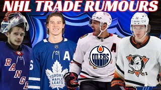 NHL Trade Rumours  Leafs NYR Ducks amp Jones to Oilers Xhekaj Fined Waivers amp Prospect Signings [upl. by Enerahs]