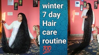 winter 7 day Hair care routine for healthy hairs 👍💯mrdhairgrowthvlogsuttrakhand [upl. by Tien]