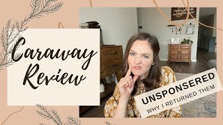 Caraway Cookware Review Why I Returned Them  Unsponsored [upl. by Ennovy]