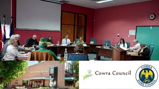 Cowra Council  Ordinary Council Meeting  26082024 [upl. by Zenger676]