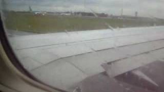 Take off at Dublin airport to Kaunas Ryanair 737800 [upl. by Anaihk810]