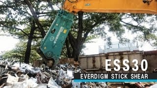 Everdigm Stick Shear ESS 30 Working Performance [upl. by Nabetse19]