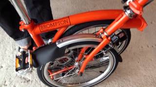 How to  Fold a Brompton Bike [upl. by Petes849]