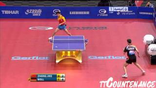 WTTC Zhang JikeTimo Boll [upl. by Leivad800]