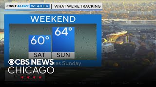 60s this weekend in Chicago rain increases Sunday [upl. by Eiramllij]