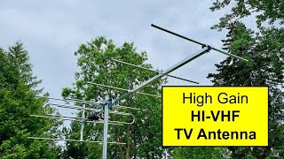 HiVHF TV Antenna from Stellar Labs  Testing and Review [upl. by Annatsirhc594]