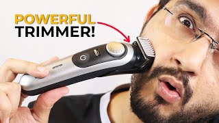 Super Powerful Trimmer  Braun Series 9 Trimmer Review [upl. by Nnylharas]