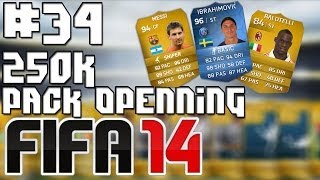 Fifa 14 Ultimate Team 34 250K PACK OPENNING  INFORM [upl. by Aihsemak]