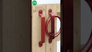 Wooden door latch latch lock gate [upl. by Karoline]