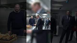 Smells Good in Here Prince William Visits Kitchen at The Oval [upl. by Arriaet]