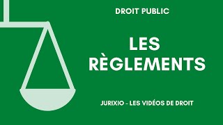 Les règlements définition et distinctions  Les décrets et les arrêtés [upl. by Ailasor390]