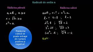 Radicali de ordin n  LectiiVirtualero [upl. by Mccartan]