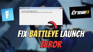 How to FIX Battleye Launcher Error for all games [upl. by Bibah]