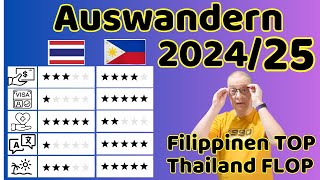 Auswandern 2025  Der Vergleich von Thailand und Philippinen [upl. by Anuahc986]