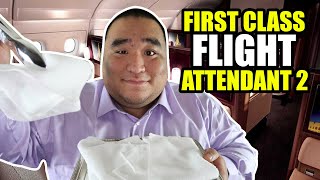 ASMR  First Class Flight Attendant 2 Personal Attention Soft Spoken [upl. by Brandie]