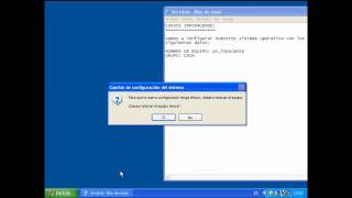 Windows XP  Cambiar nombre de equipo y grupo del equipo [upl. by Anitsirc234]