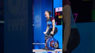 IMPRESSIVE LIFT of Lucrezia Magistris of 115 kg in CampJ at IWF World Cup 2024 iwf weightlifting [upl. by Mehcanem]