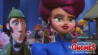 Sherlock Gnomes 2018  Irene amp Sherlock Clip  Paramount Pictures [upl. by Yraeht556]