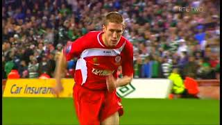 SHAMROCK ROVERS V SLIGO ROVERS FULL PENALTY SHOOTOUT 2010 FAI CUP FINAL  RTE SPORT IRELAND [upl. by Munmro]