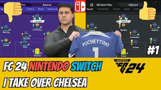 EA FC 24 Nintendo Switch Career Mode  I take over Chelsea as we try to win all the major trophies [upl. by Rivy472]