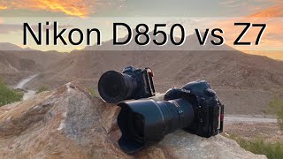 Review Nikon D850 vs Z7 en Español [upl. by Ramuk]