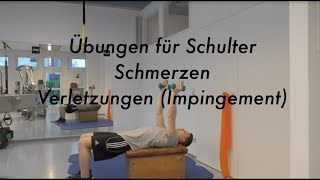 Schulter Schmerzen Impingement Syndrom die 5 Besten Übungen Physiotherapie [upl. by Idoux]