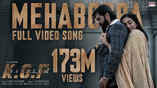 Mehabooba Video Song Hindi  KGF Chapter 2  RockingStar Yash  Prashanth NeelRavi BasrurHombale [upl. by Adirahs]