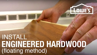 Engineered Hardwood Floor Installation Part 1 [upl. by Si]