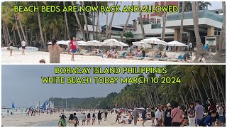 BORACAY ISLAND PHILIPPINES WHITE BEACH UPDATE TODAY MARCH 10 2024 [upl. by Anovad481]