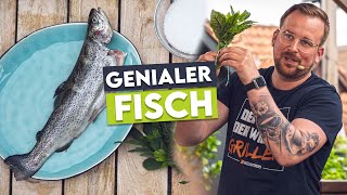 Die BESTE METHODE um Fisch richtig zu grillen Schritt für Schritt Anleitung [upl. by Elletnuahs]