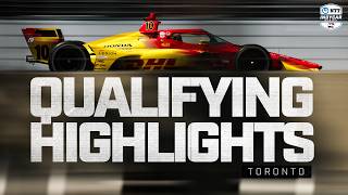 Qualifying Highlights  2024 Ontario Honda Dealers Indy Toronto  INDYCAR SERIES [upl. by Adnuhs]