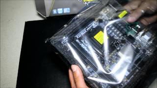 ASROCK Z77EITX Unboxing Video [upl. by Tengler]