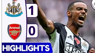 Newcastle vs Arsenal 10  All Goals amp Extended Highlights [upl. by Anekahs719]