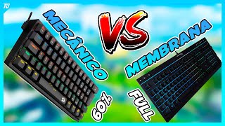 Teclado MECÂNICO ou MEMBRANA  HyperX Alloy Core vs Redragon Fizz I Qual Escolher [upl. by Gnilrits156]