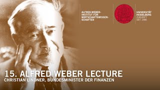 15 AlfredWeberLecture mit Christian Lindner [upl. by Bertsche]