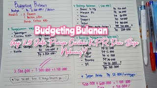 Budgeting Bulanan Gaji 2 Jutaan Punya Cicilan KPR Dan Bisa Nabung⁉️  Caraku Mengatur Keuangan [upl. by Irot]