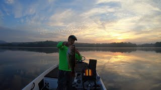 Giant Largemouth Bass Rose Valley Lake PA 62024 [upl. by Arlin949]