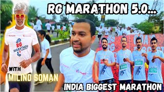 RG Marathon 🏃‍♂️II Indias Biggest Marathon II Milind Soman II Goa 2024 II vlog travel [upl. by Immaj]