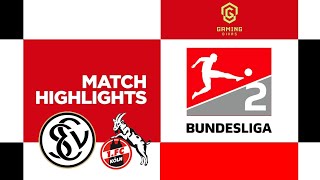 Elversberg vs 1 FC Köln  Highlights  Highlights  2 Bundesliga 202425 [upl. by Ert]