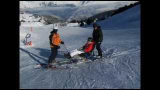 le ski handicap quothandiskiquot pour tous à Aimes la Plagne 2000 [upl. by Hsirrap321]