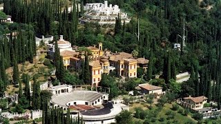 Vittoriale degli italiani Lago di Garda  Italy  DJI OSMO 4K [upl. by Creedon98]